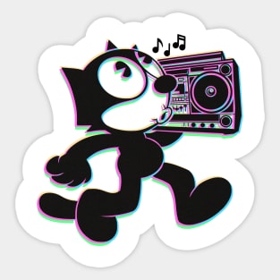 hip hop felix Sticker